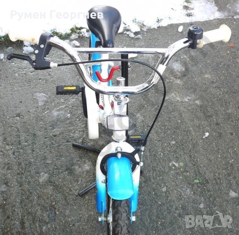 Детски велосипед 16” Reactor Foxy, стоманена рамка, контра, син/бял , снимка 3 - Детски велосипеди, триколки и коли - 35010518