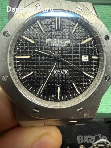 Мъжки часовник FEICE, механичен автоматичен часовник, 5ATM, водоустойчив, от неръждаема стомана, снимка 10 - Мъжки - 54131120