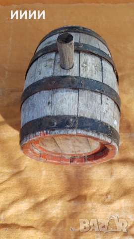 Буре на стойка 6 литра , снимка 2 - Антикварни и старинни предмети - 52576037