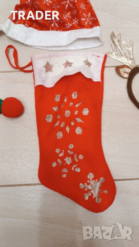 Коледни шапки чорапи диадема Коледа, снимка 6 - Други - 38546214