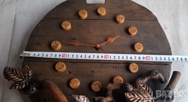  Стенен Часовник за "Вино и Спомени“, снимка 5 - Стенни часовници - 53288148