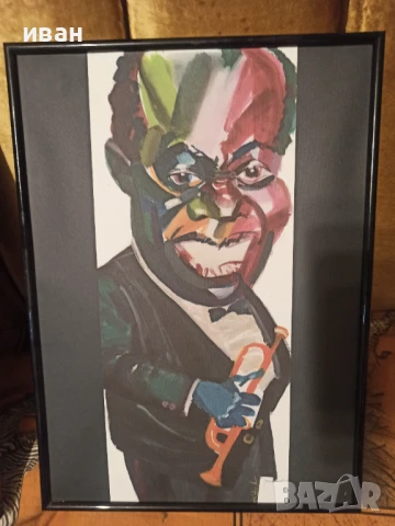 Постери в рамка на джаз музиканти, снимка 3 - Декорация за дома - 51413483