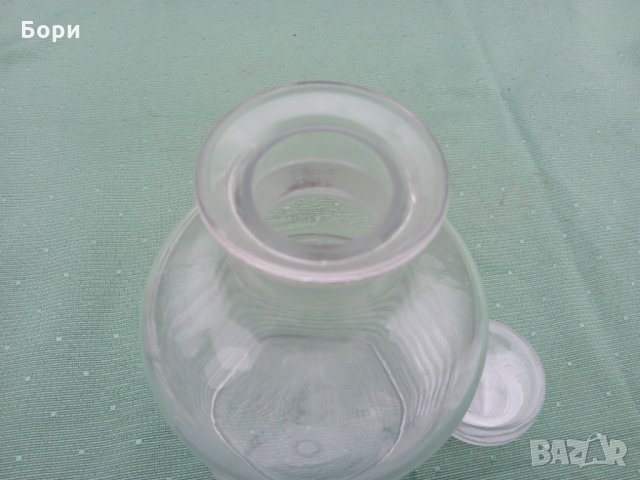 Италианско стъклено шише за алкохол, снимка 4 - Аксесоари за кухня - 35384092