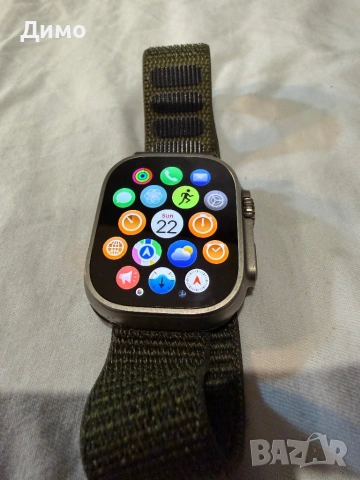 Apple Watch Ultra 2 49mm Titanium – като нов, пълен комплект, снимка 4 - Аксесоари за Apple - 53939174