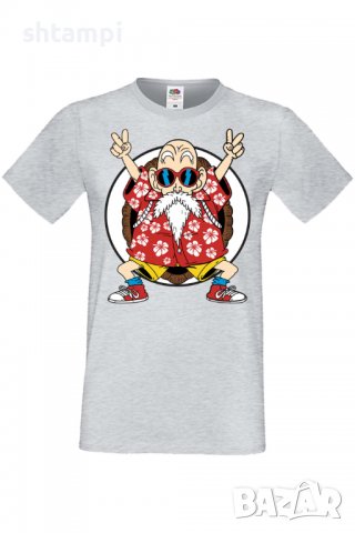 Мъжка тениска Dragon Ball Z Master Roshi,Анимация,игра,Празник,Повод,, снимка 6 - Тениски - 37878785