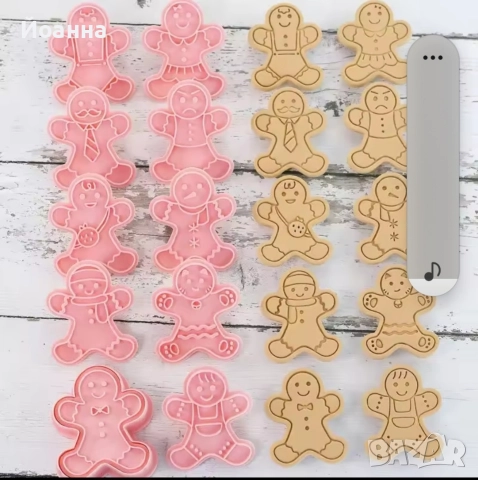 Форми за бисквитки Човечета, снимка 3 - Форми - 52884258