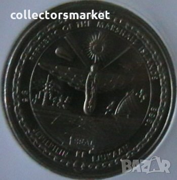 5 долара 1988, Маршалски острови, снимка 2 - Нумизматика и бонистика - 31981034