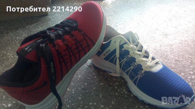 nike x zoom off white cushlon st blue № 41 42 red , снимка 2 - Маратонки - 26586307