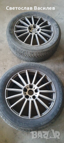 Джанти с гуми Michelin 235/55 R18 за Audi A8 – комплект, снимка 3 - Гуми и джанти - 54135315