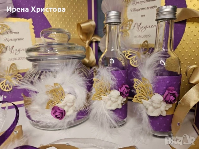 Комплект за кръщене, снимка 2 - Декорация - 51235970