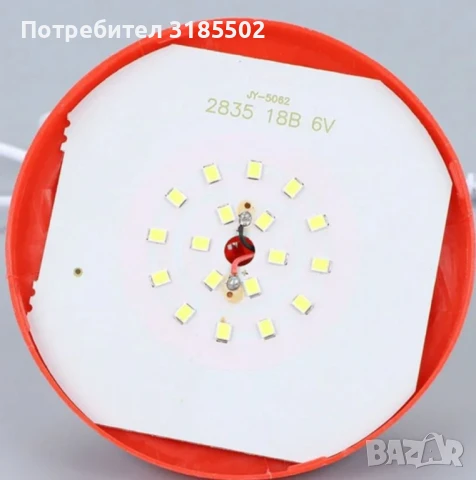 LED крушка с щипки 1440LM 6400K 12V 12W, снимка 6 - Крушки - 51221570