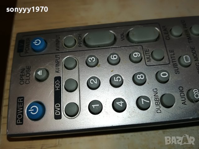 LG 6711R1P108L HDD/DVD RECORDER REMOTE 1903231647, снимка 9 - Дистанционни - 40059180