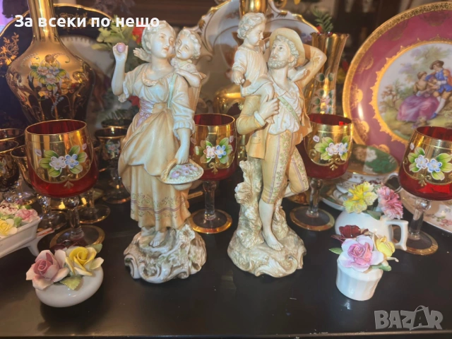 Volkstedt Germany  Richard Eckert & Co. Circa 1894 - “Семейството” Код P2012, снимка 4 - Декорация за дома - 53936745