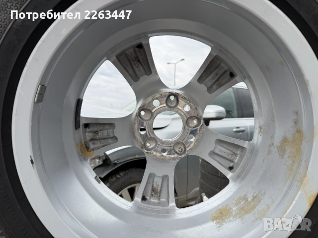 Гуми с джати за Мерцедес 225/55/17 ЕТ 40, снимка 3 - Гуми и джанти - 53909819