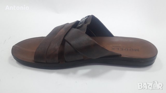 Мъжки чехли 3576 кафяви, снимка 2 - Мъжки чехли - 33734104