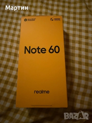 Realme note 60 чисто нов спешно