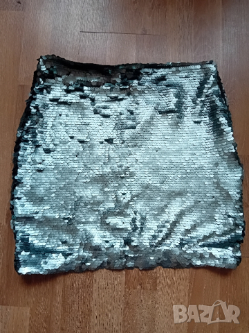 Пола с пайети Mango, снимка 4 - Поли - 43718383