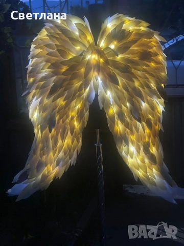 Светещи крила за фотосесия, декорация или шоу програма, снимка 3 - Други - 51830249