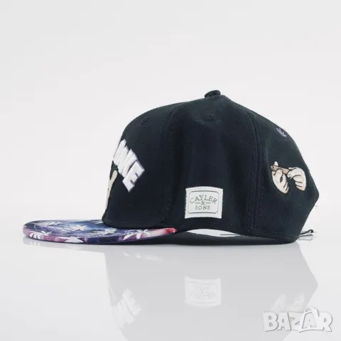 Шапка Cayler & Sons snapback Wake 'n Bake черна / tie dye / mc (CAY-CC- Колекция, снимка 14 - Шапки - 48962344