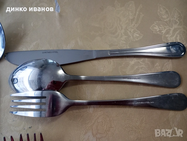 Чисто нов комплект прибори за хранене , снимка 7 - Прибори за хранене, готвене и сервиране - 53925820