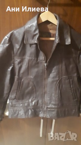 Мъжко ретро кожено яке, снимка 2 - Якета - 31132077