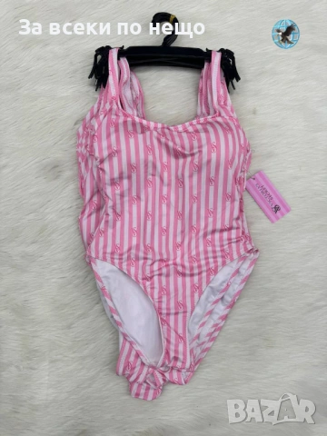 Victoria's Secret Дамски Розов Цял Бански Виктория Сикрет Код SK1351