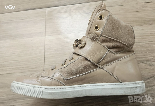 Дамски кожени кецове Elisabetta Franchi -36/37, снимка 7 - Кецове - 52026038