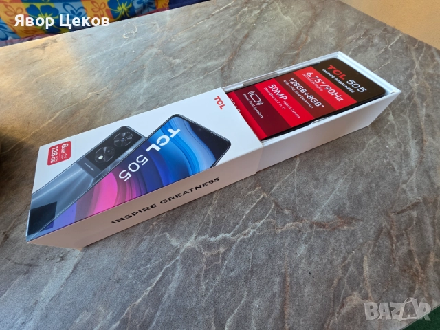 Смартфон TCL505- 8GB RAM/ 128GB вградена памет, снимка 2 - Други - 52803866