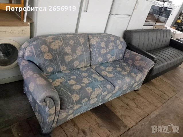 Двойно канапе , снимка 2 - Дивани и мека мебел - 53331605