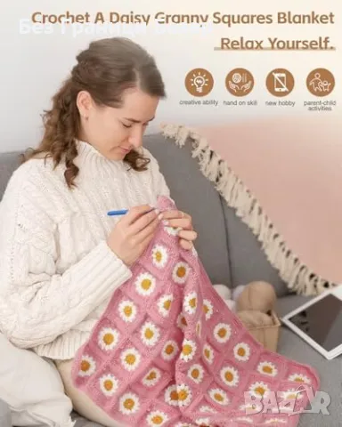 Нов Комплект за плетене на една кука – всичко необходимо за начинаещи, снимка 2 - Други - 49462317