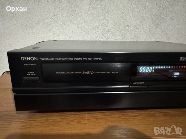 Касетен дек Denon DRS-810 (3-Head, Closed Loop Dual Capstan) – Перфектно състояние!, снимка 4 - Декове - 56241467