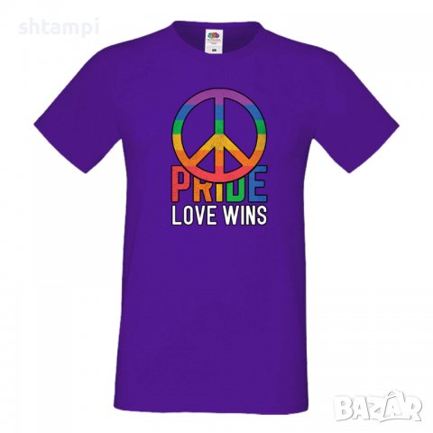 Мъжка тениска Pride Love Always Win multicolor Празник.Повод,Изненада, снимка 11 - Тениски - 37104998