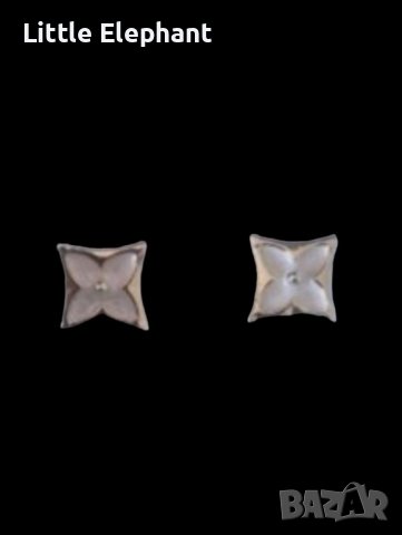 Сребърни обеци,колекция"Flowers",бранд,Gold