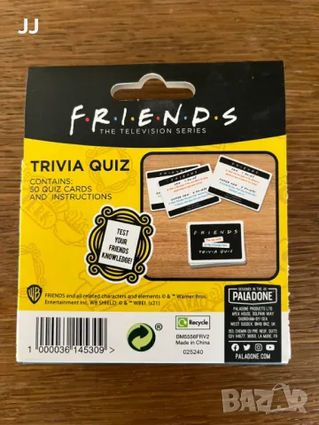 Friends Trivia Quiz Куиз игра Приятели настолна игра, снимка 2 - Настолни игри - 48991233