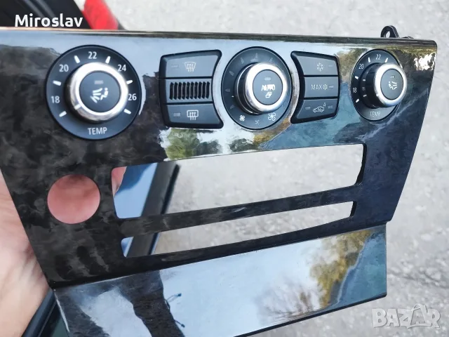 Управление фейс климатроник BMW e60/61 facelift + лайсна, снимка 3 - Аксесоари и консумативи - 56007370