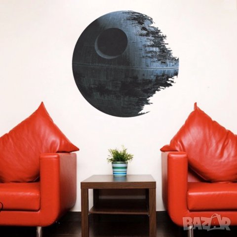 Стикер "Звездата на смъртта" Star Wars, снимка 2 - Други - 31636346