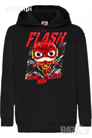 Детски Суитчър/Суитшърт Funko The flash,Игра,Подарък,Изненада,Забавление,Рожден Ден