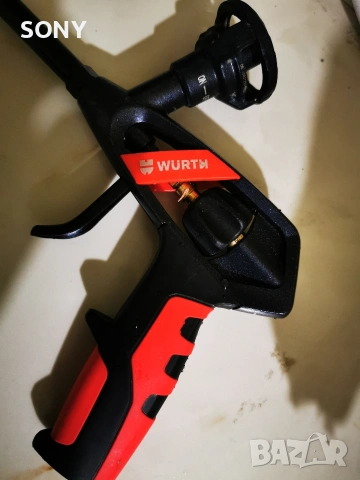 Пистолет PU пяна, тефлонов Wurth Пистолет полиуретанова пяна , снимка 4 - Диамантени и режещи инструменти - 53114617