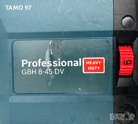 BOSCH GBH 8-45 DV - Мощен комбиниран перфоратор 1500W 12.5J, снимка 5 - Други инструменти - 48937018