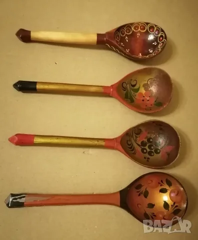 рисувани дървени лъжици 