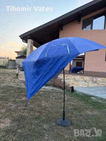 Плажен чадър с UV защита, снимка 4 - Къмпинг мебели - 51744326