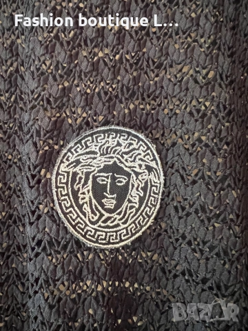 Версаче черна блуза XL размер 🖤, снимка 4 - Блузи с дълъг ръкав и пуловери - 51809533