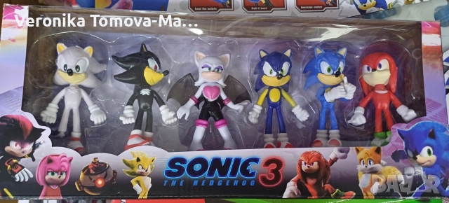 Фигурки соник 13см