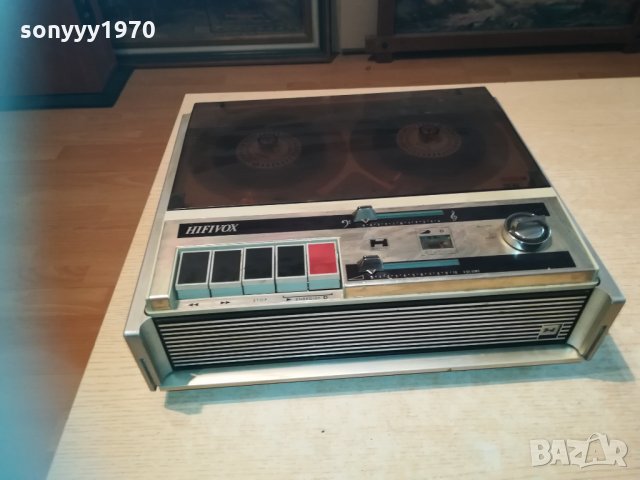 hifivox made in france-ретро ролков 12в/220в/батерия, снимка 13 - Ресийвъри, усилватели, смесителни пултове - 30147225