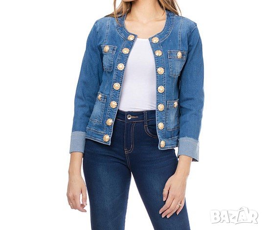 Дънково късо дамско сако марка Tantra - S