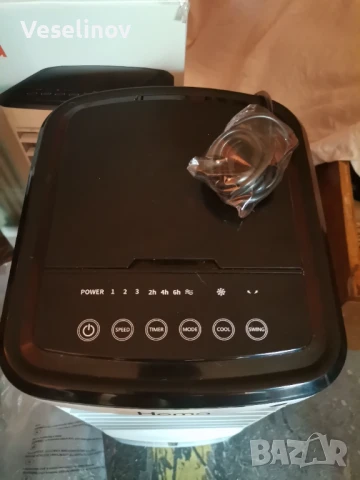 Мобилен охладител, овлажнител и пречиствател 3в1 Homa, 4 литра, снимка 5 - Отоплителни печки - 51239780