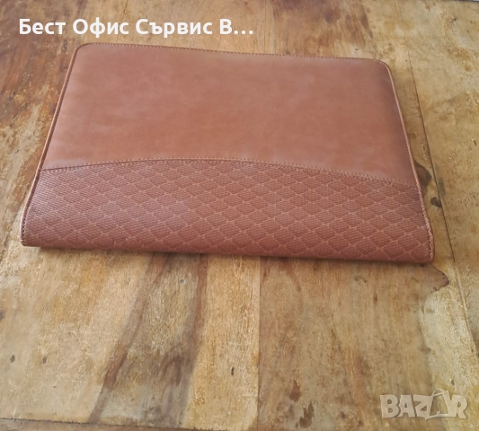 папка за документи луксозна кожена кафява с калкулатор A4 Размер, снимка 7 - Ученически пособия, канцеларски материали - 52515369