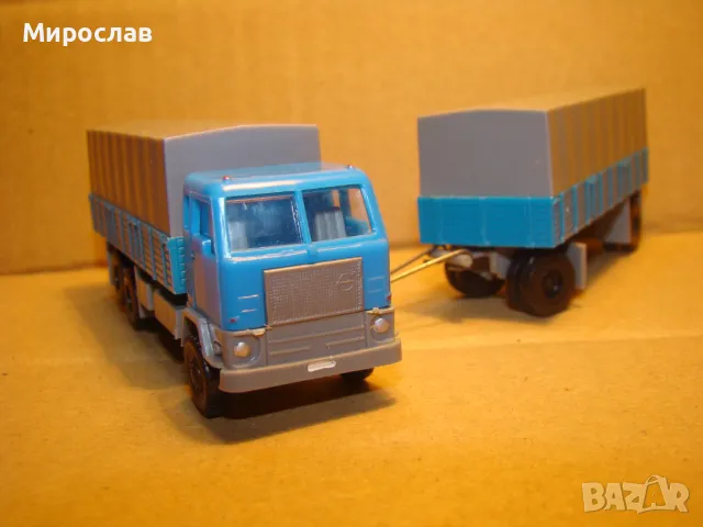 IGRA? H0 1/87 VOLVO F 89 КАМИОН TIR МОДЕЛ КОЛИЧКА ВЛЕКАЧ, снимка 4 - Колекции - 48456605