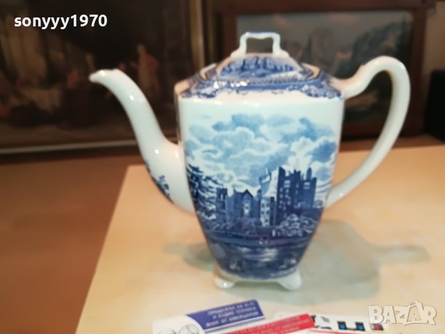 johnson bros england-порцелан ретро чайник-made in england 2504231706, снимка 4 - Антикварни и старинни предмети - 40484371
