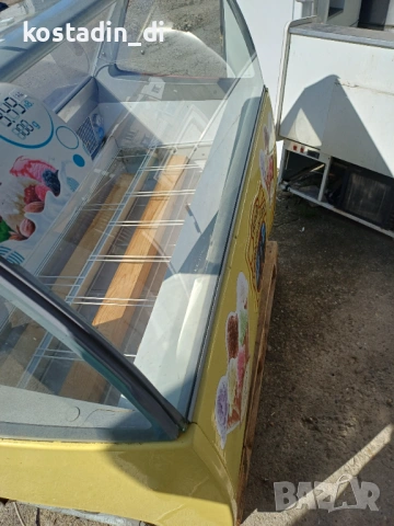 Витрина за сладолед 10 гнезда / 140 см – работеща, готова за сезон